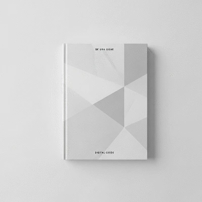 Digital guide or eBook mockup